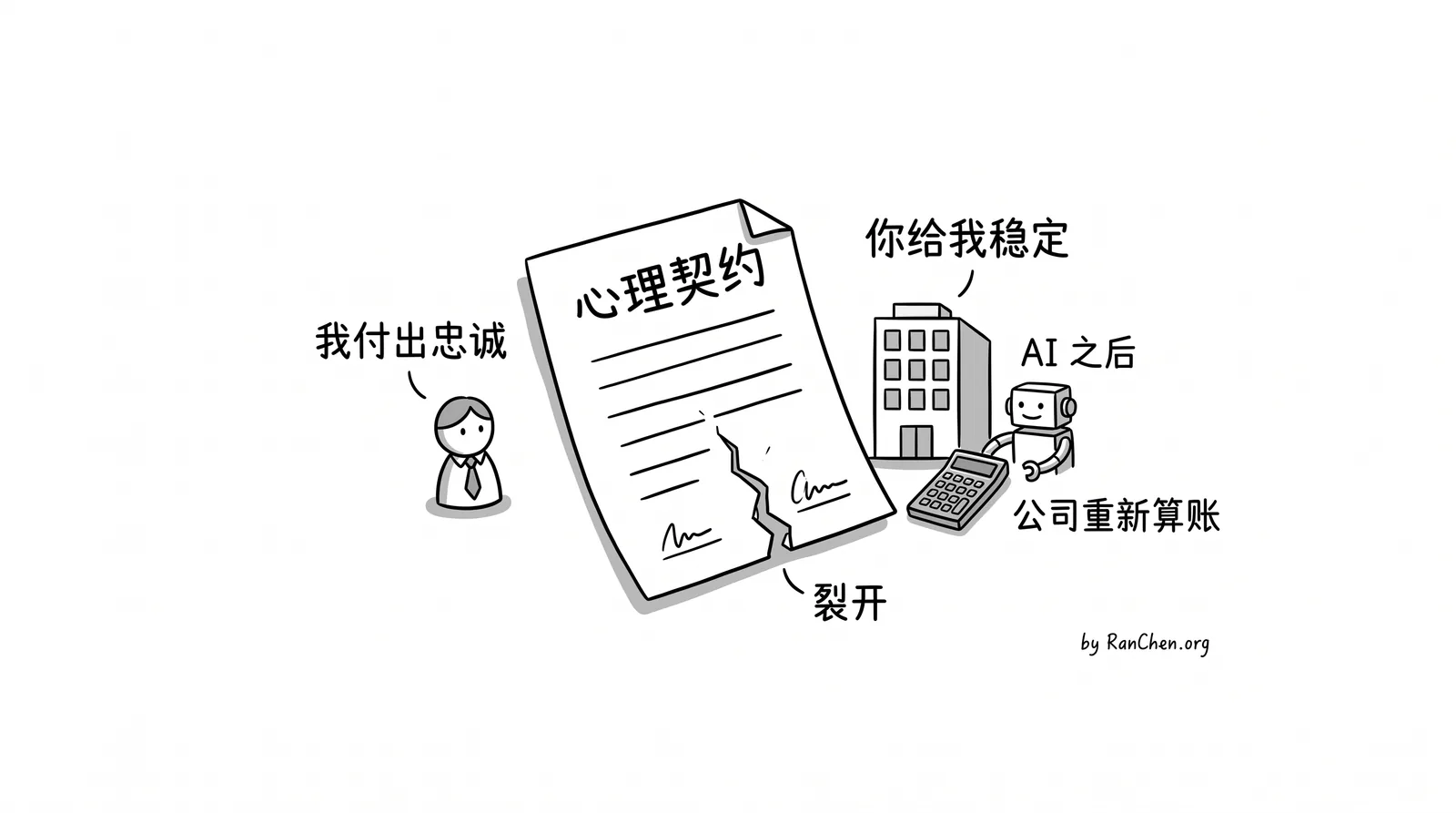 插图：心理契约破裂